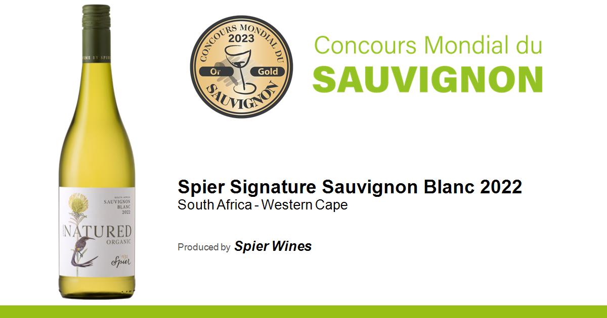 Spier Signature Sauvignon Blanc 2022 • Concours Mondial du Sauvignon 2021